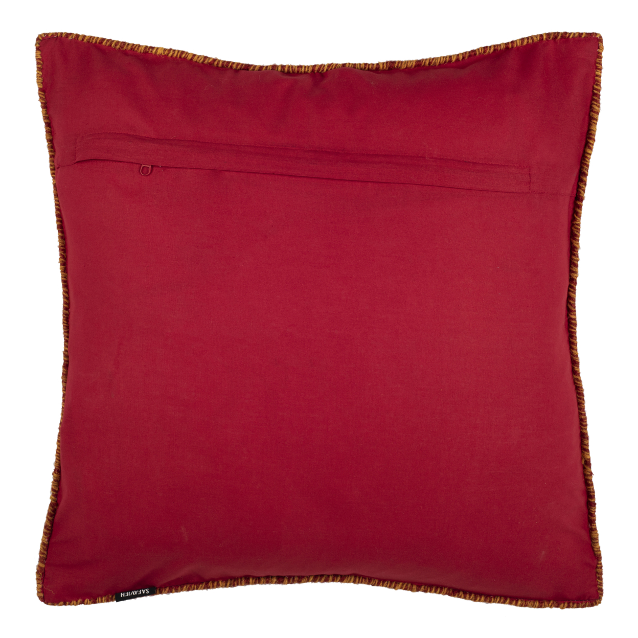 SAFAVIEH Dip Dye Quartre Patch Pillow Set Of 2 Chili Pepper DEC550A-2424-SET2