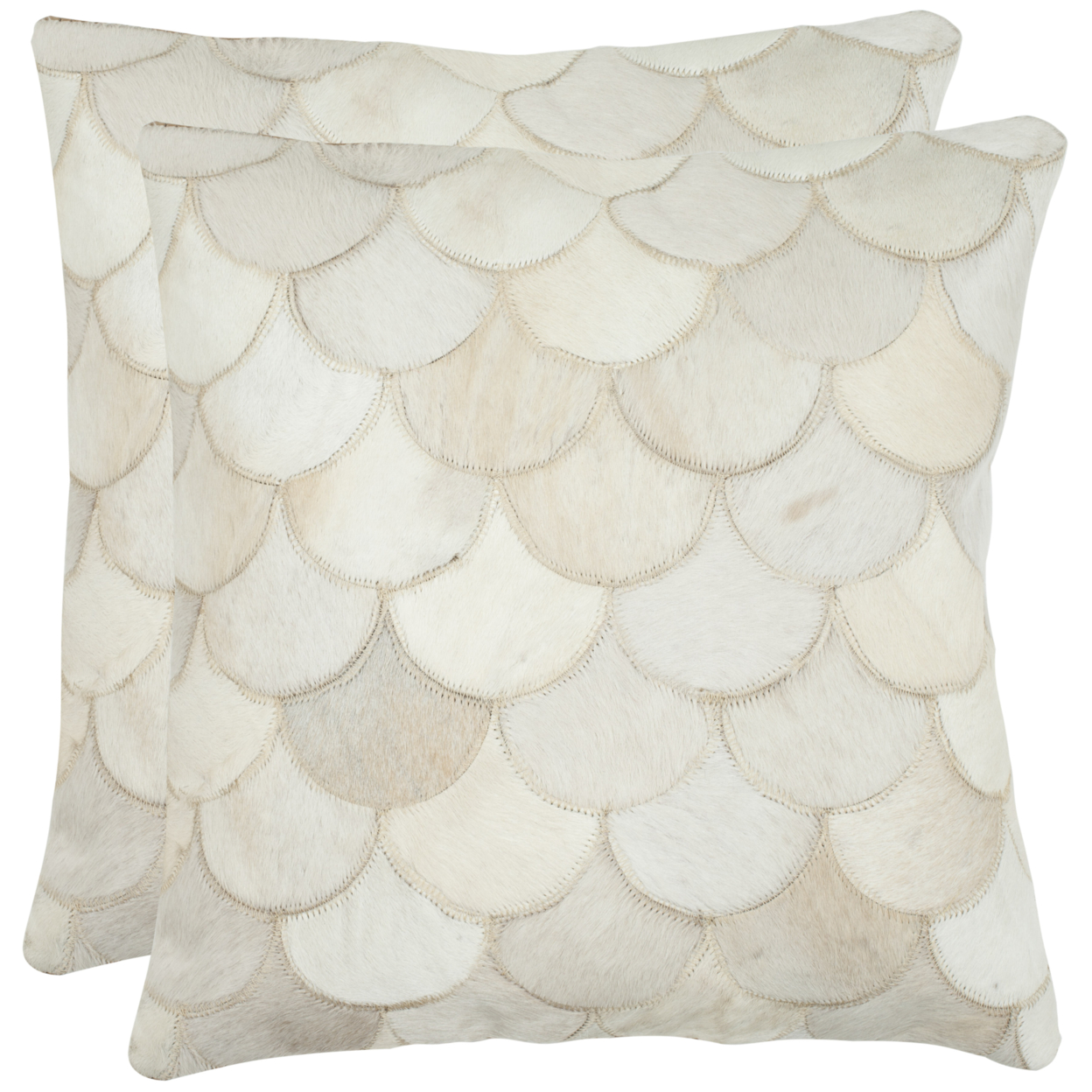 SAFAVIEH Elita Pillow Set Of 2 Multi / Cream DEC204A-2222-SET2