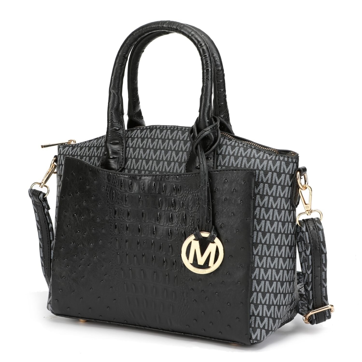 MKF Collection Collins Vegan Leather Women's Tote Bag By Mia K - Black