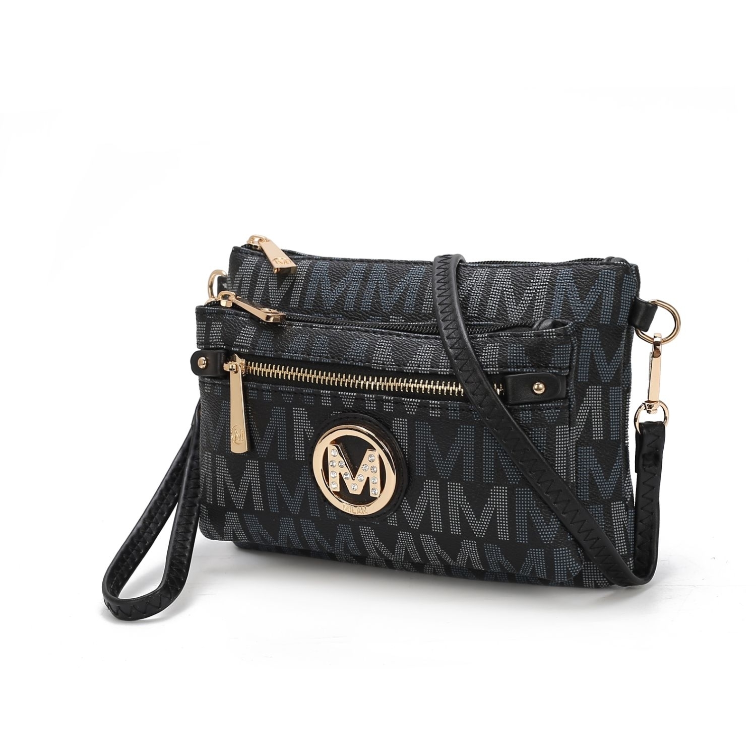 MKF Collection Camren M Signature Crossbody Handbag By Mia K. - Black