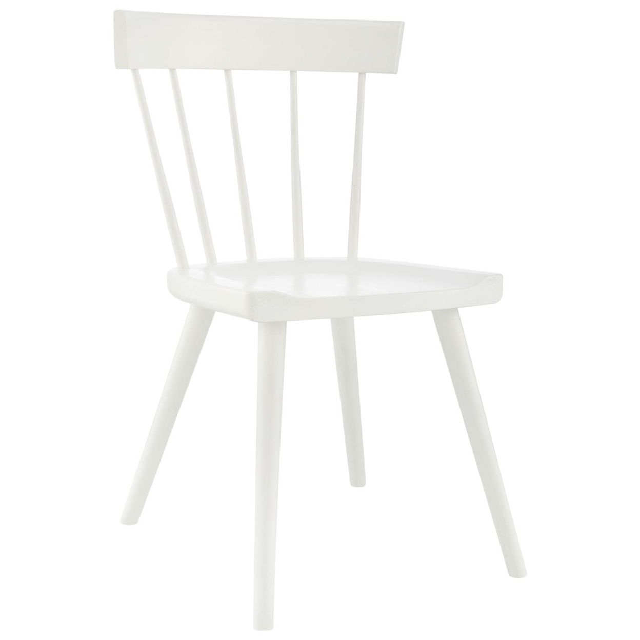 Sutter Wood Dining Side Chair, White