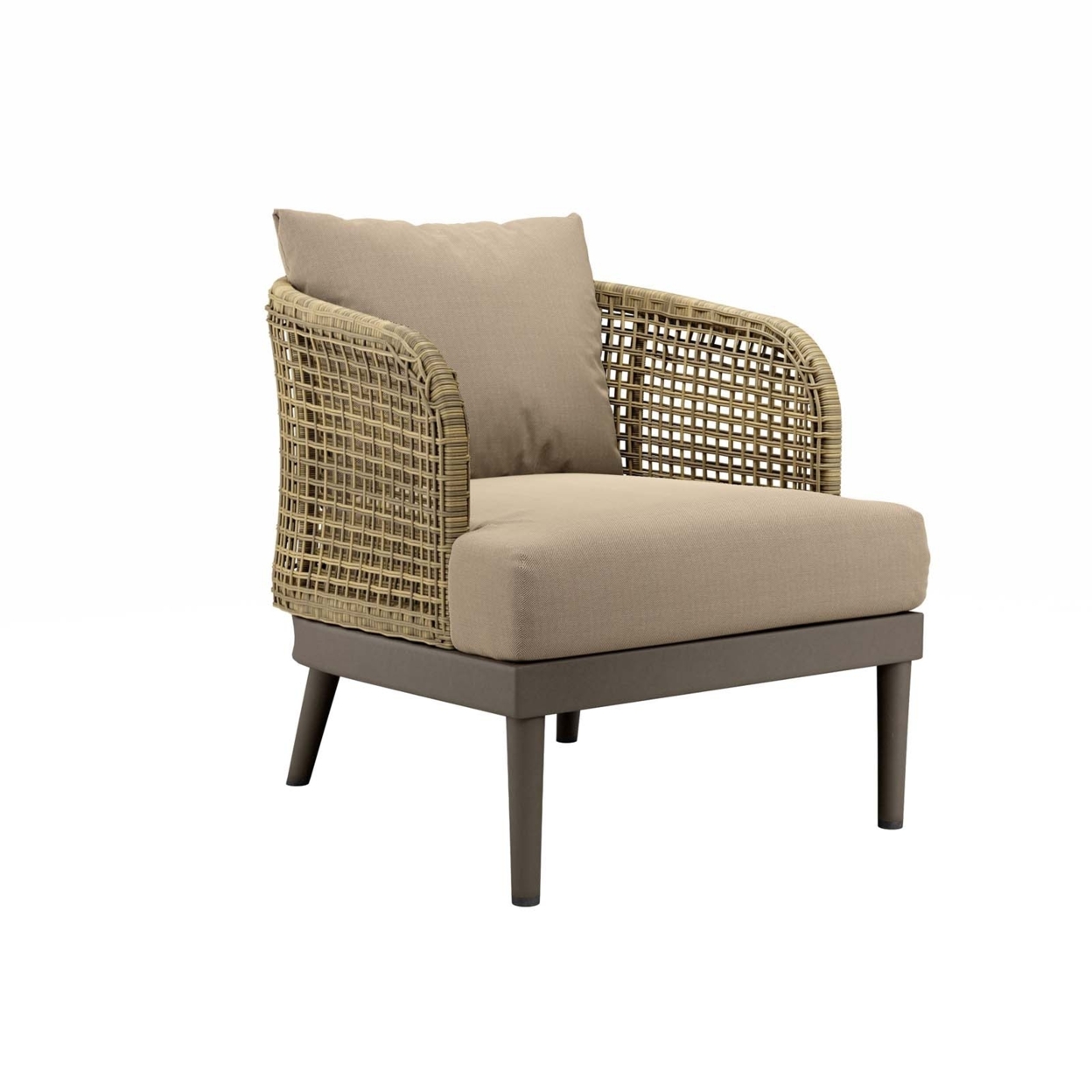 Meadow Outdoor Patio Armchair, Natural Taupe