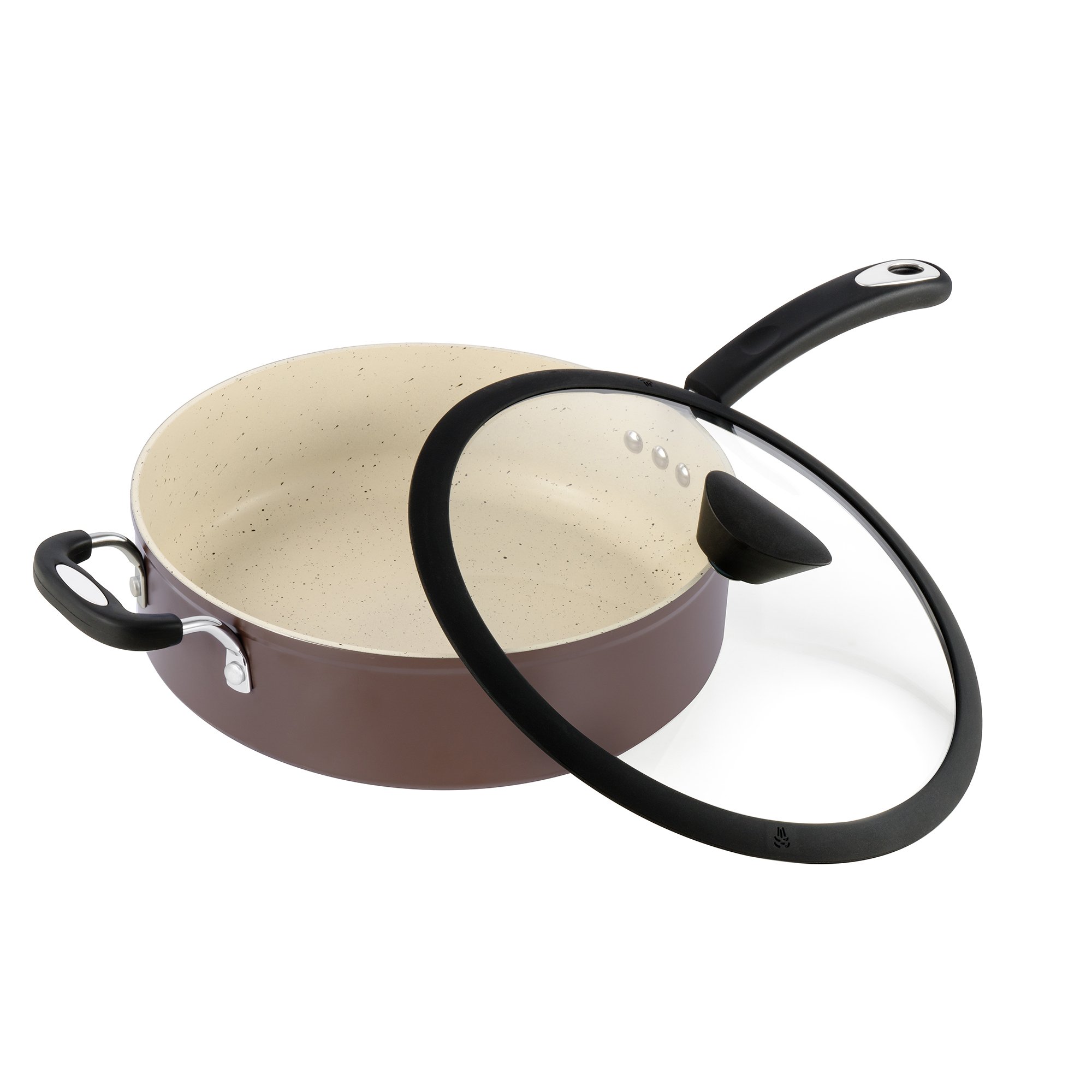 Ozeri Stone Non-Stick Sauce Pan with Lid