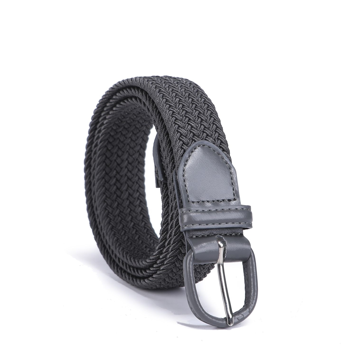 MKF Collection Elia & Elenis Woven Adjustable Belt By Mia K - Brown Elenis, Large