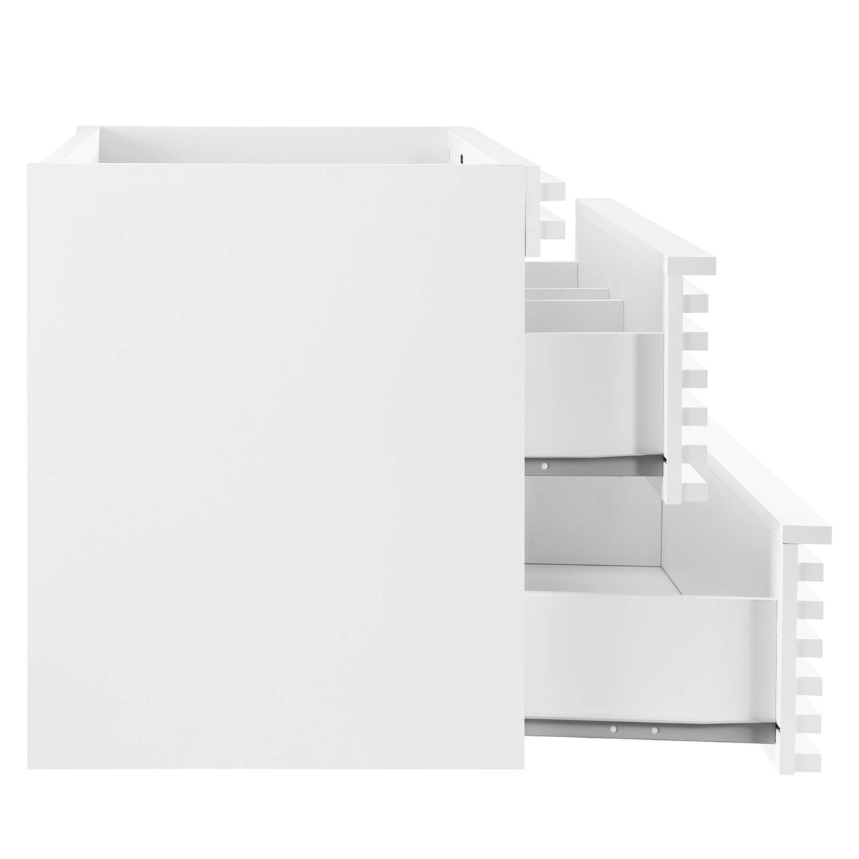 Render 36 Wall-Mount Bathroom Vanity Cabinet, White