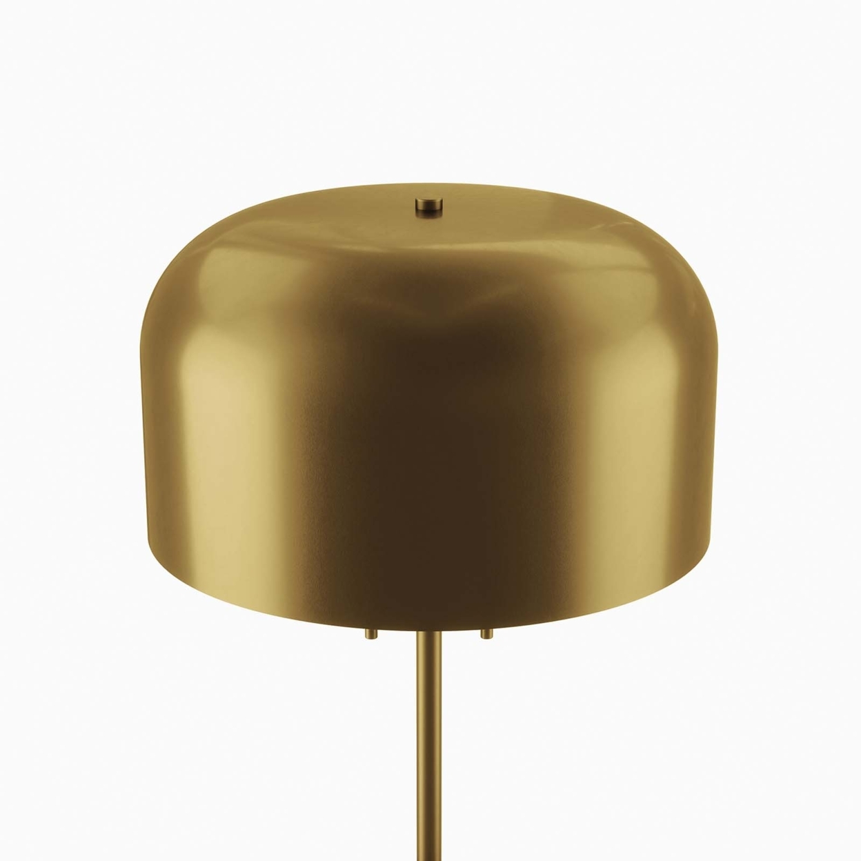 Avenue Floor Lamp, Satin Brass