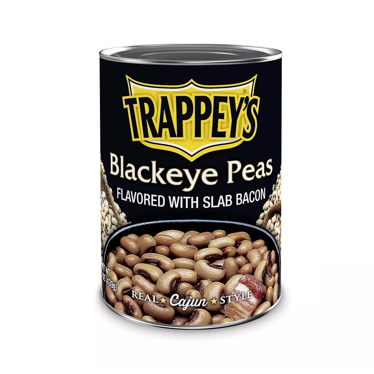 Trappey's Blackeye Peas With Bacon, 15 Ounce (Pack Of 6)