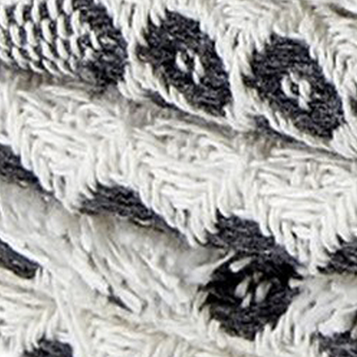 Ida 60 X 70 Throw Blanket With Diamond Knitted Cotton, Gray And White- Saltoro Sherpi