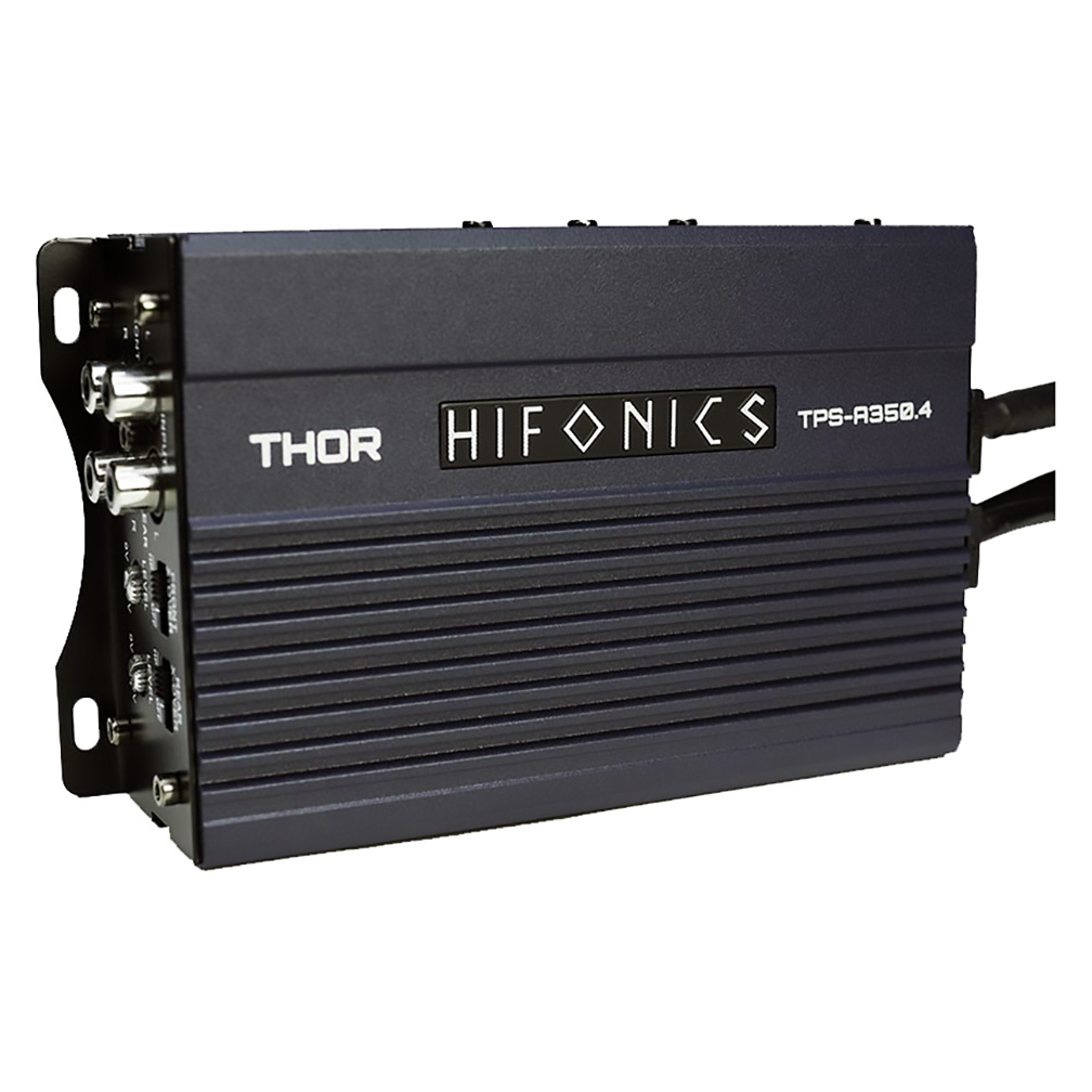 Hifonics TPS-A350.4 THOR Series 350W Class-D 4-Channel Powersports Amplifier