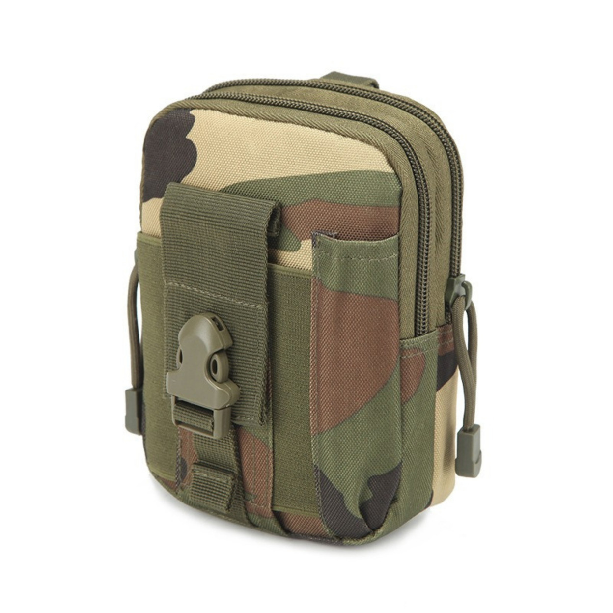 Tactical MOLLE Pouch & Waist Bag For Hiking & Outdoor Activities - Camo