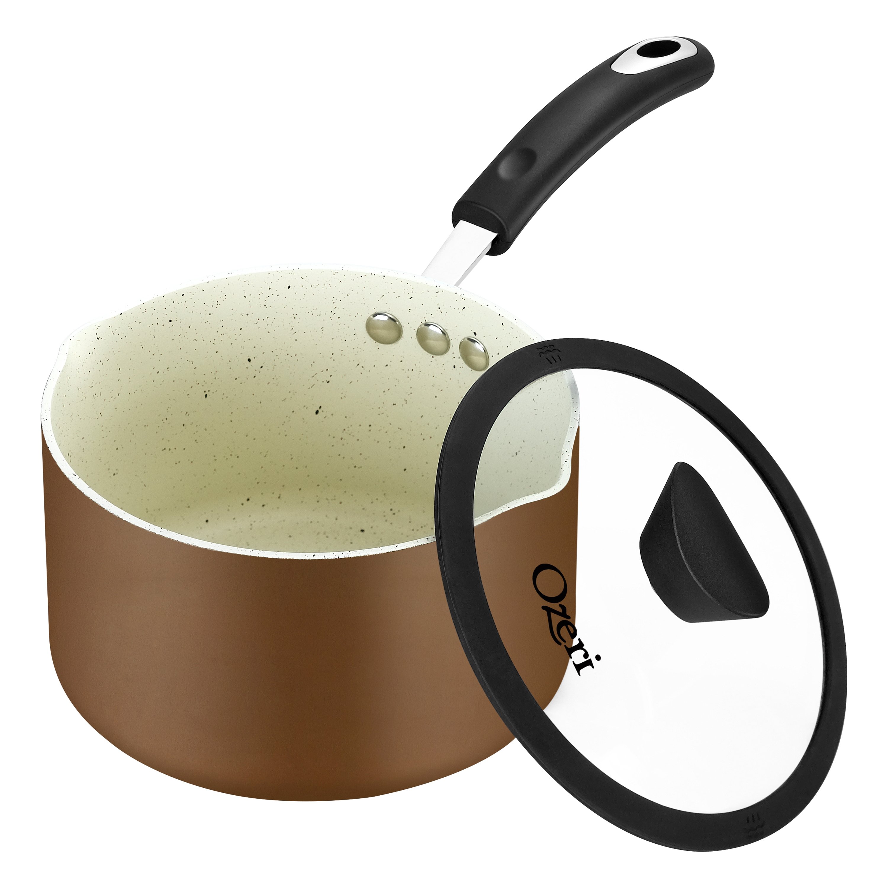 Ozeri Stone Non-Stick Sauce Pan with Lid