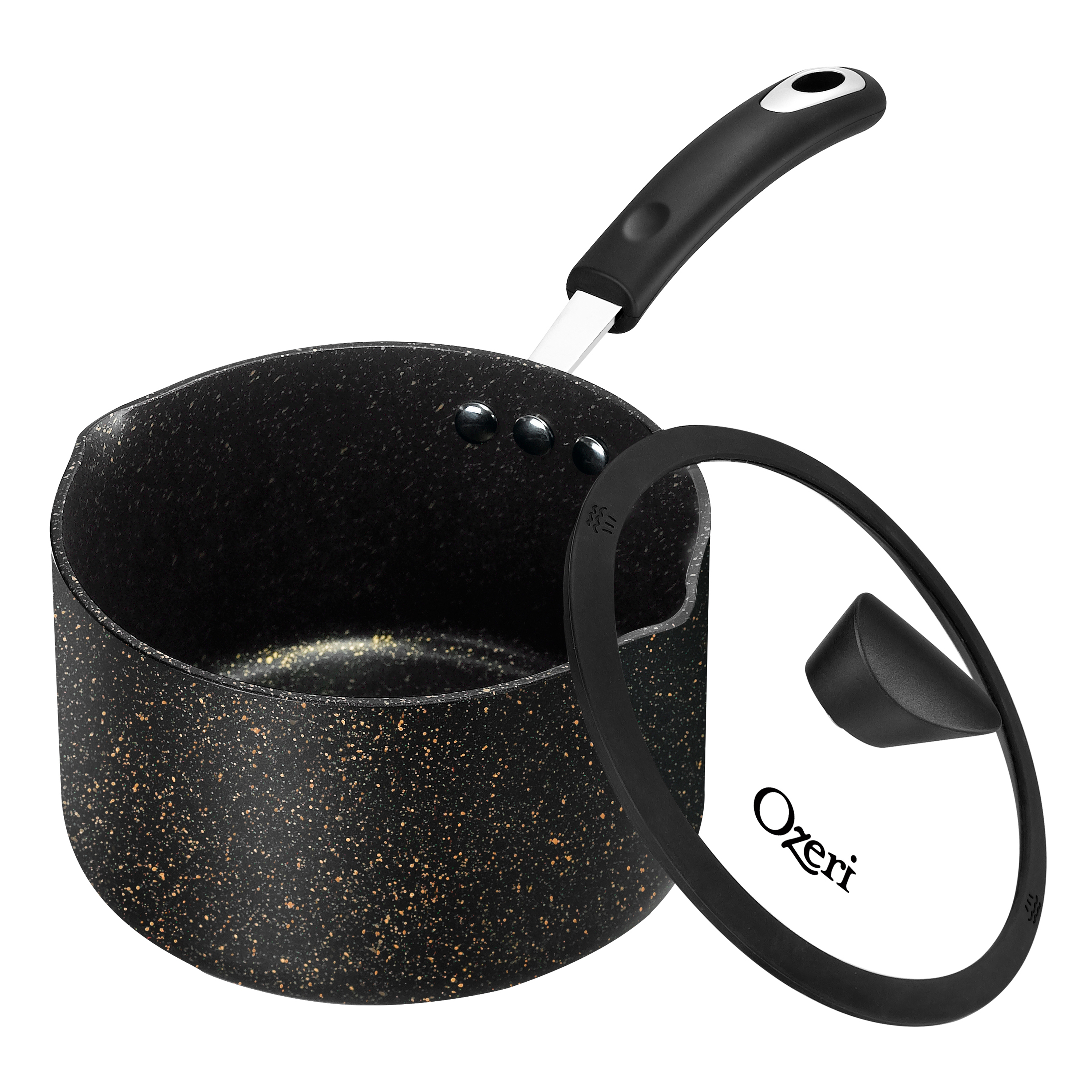 Ozeri Stone Non-Stick Sauce Pan with Lid