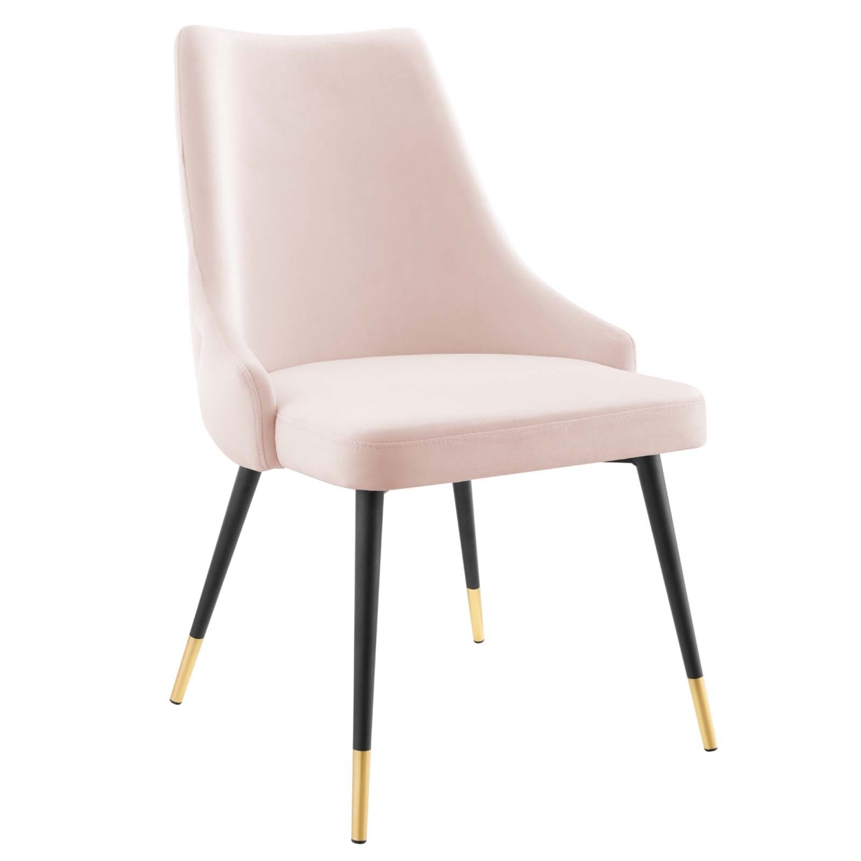 Adorn Tufted Performance Velvet Dining Side Chair, Pink