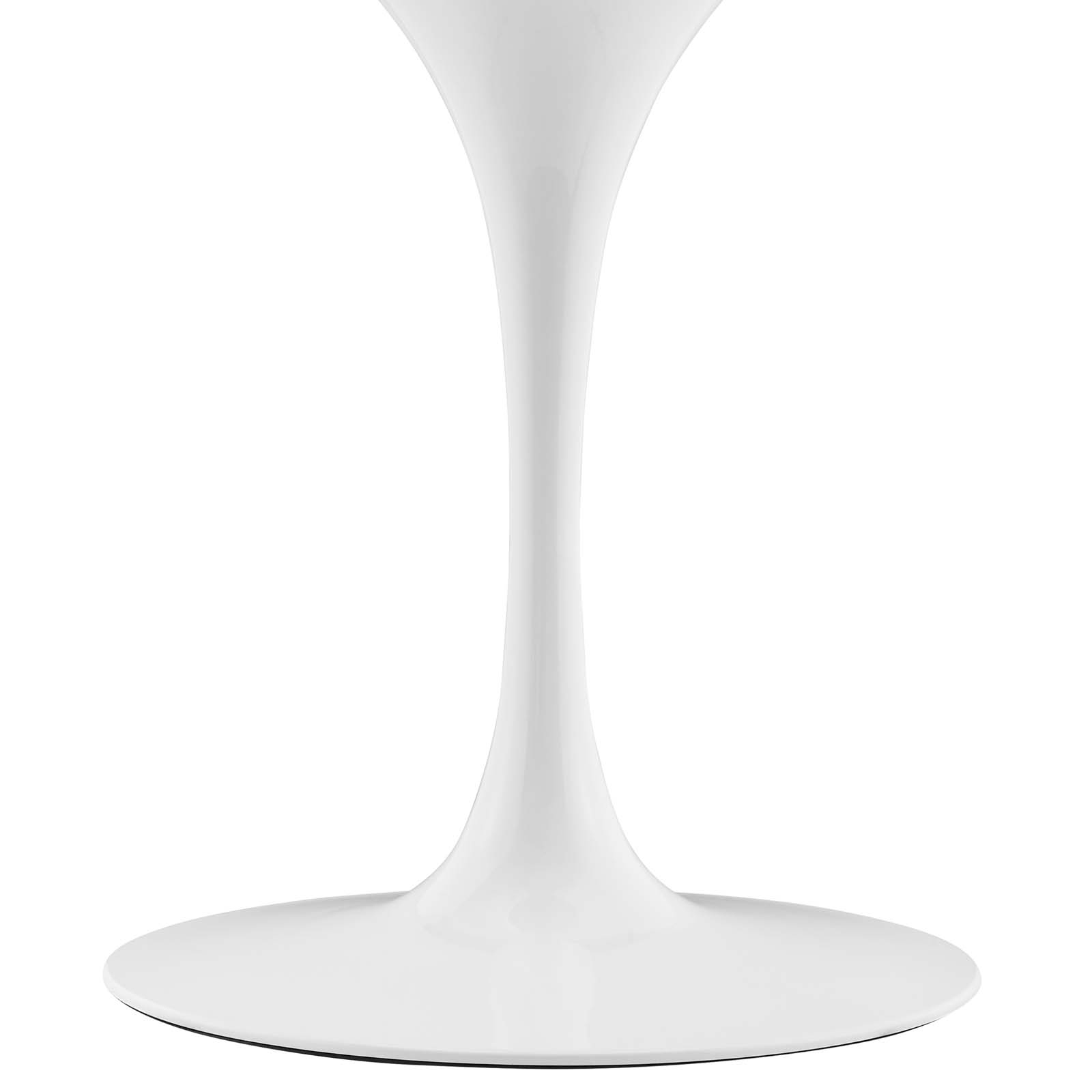 Lippa 40 Dining Table, White Natural