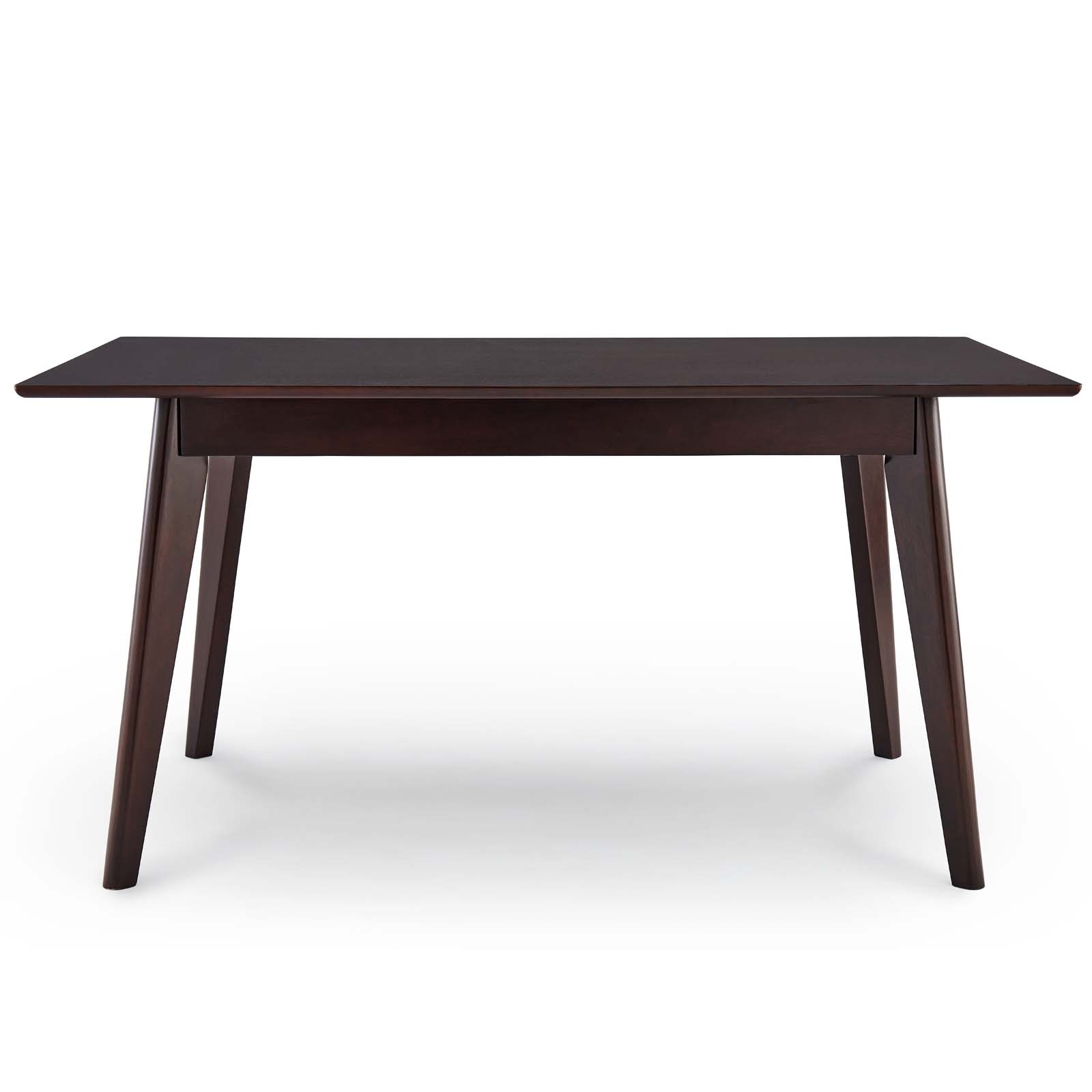 Oracle 59 Rectangle Dining Table, Cappuccino