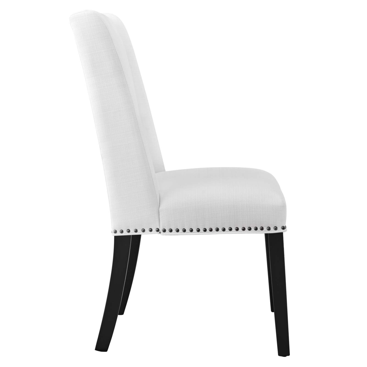 Baron Fabric Dining Chair, White
