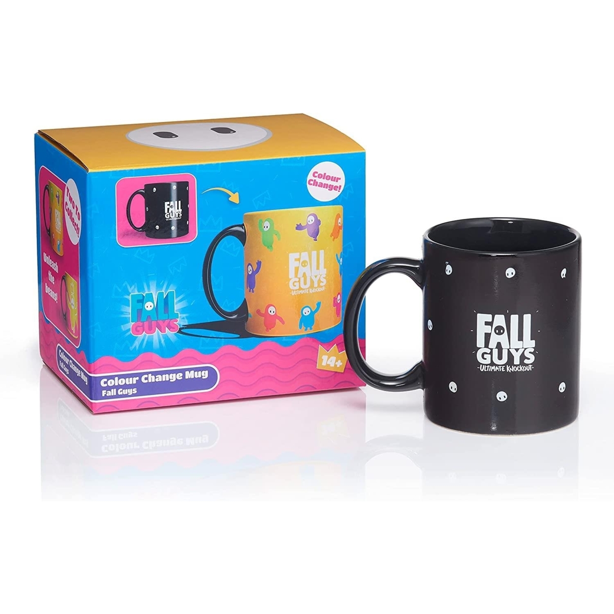 WOW! Stuff Fall Guys Ultimate Knockout Frenzy Heat Reveal Mug Coffee Cup Gaming Themed