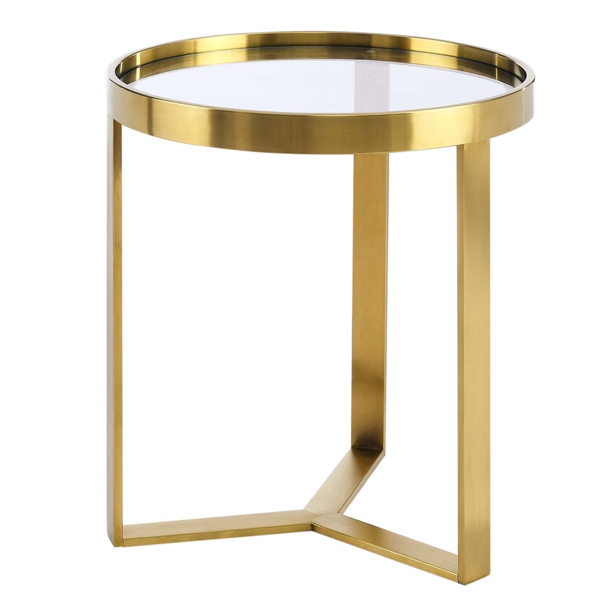 Relay Side Table, Gold