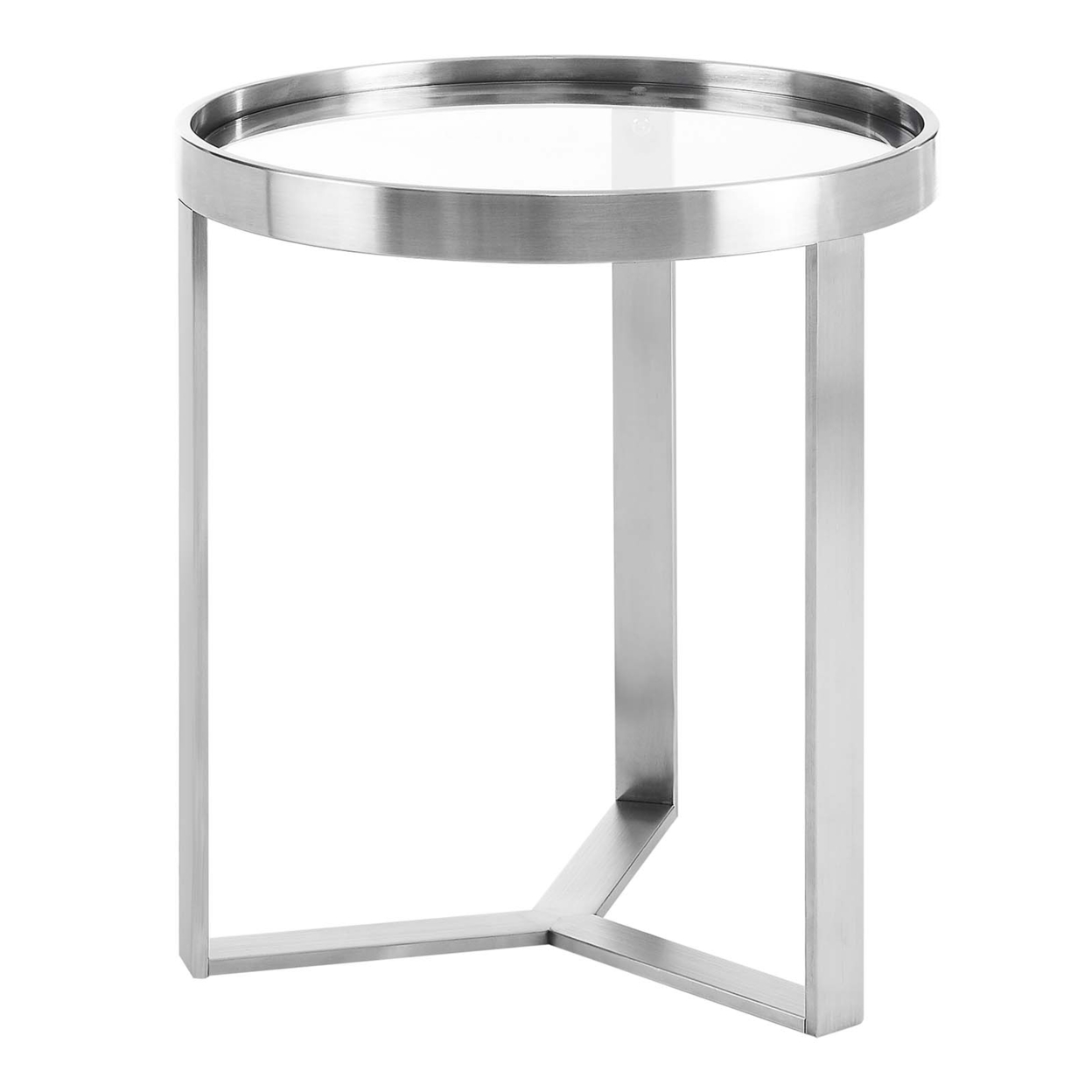 Relay Side Table, Silver