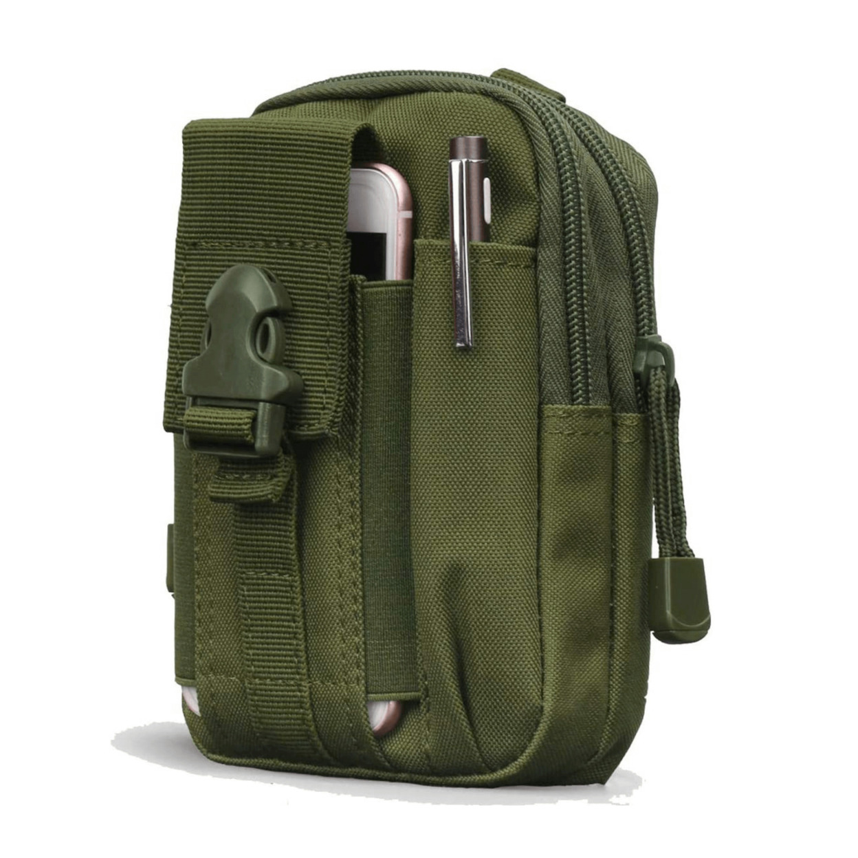 Tactical MOLLE Pouch & Waist Bag For Hiking & Outdoor Activities - Desert