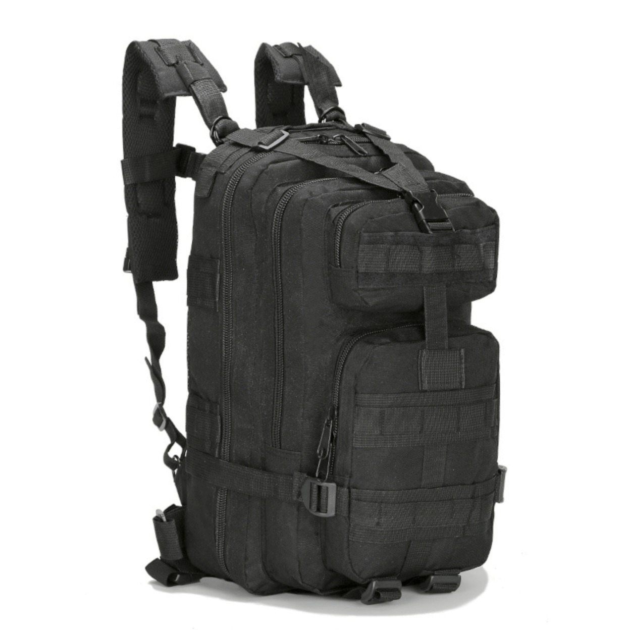 Tactical 25L Molle Backpack - Black