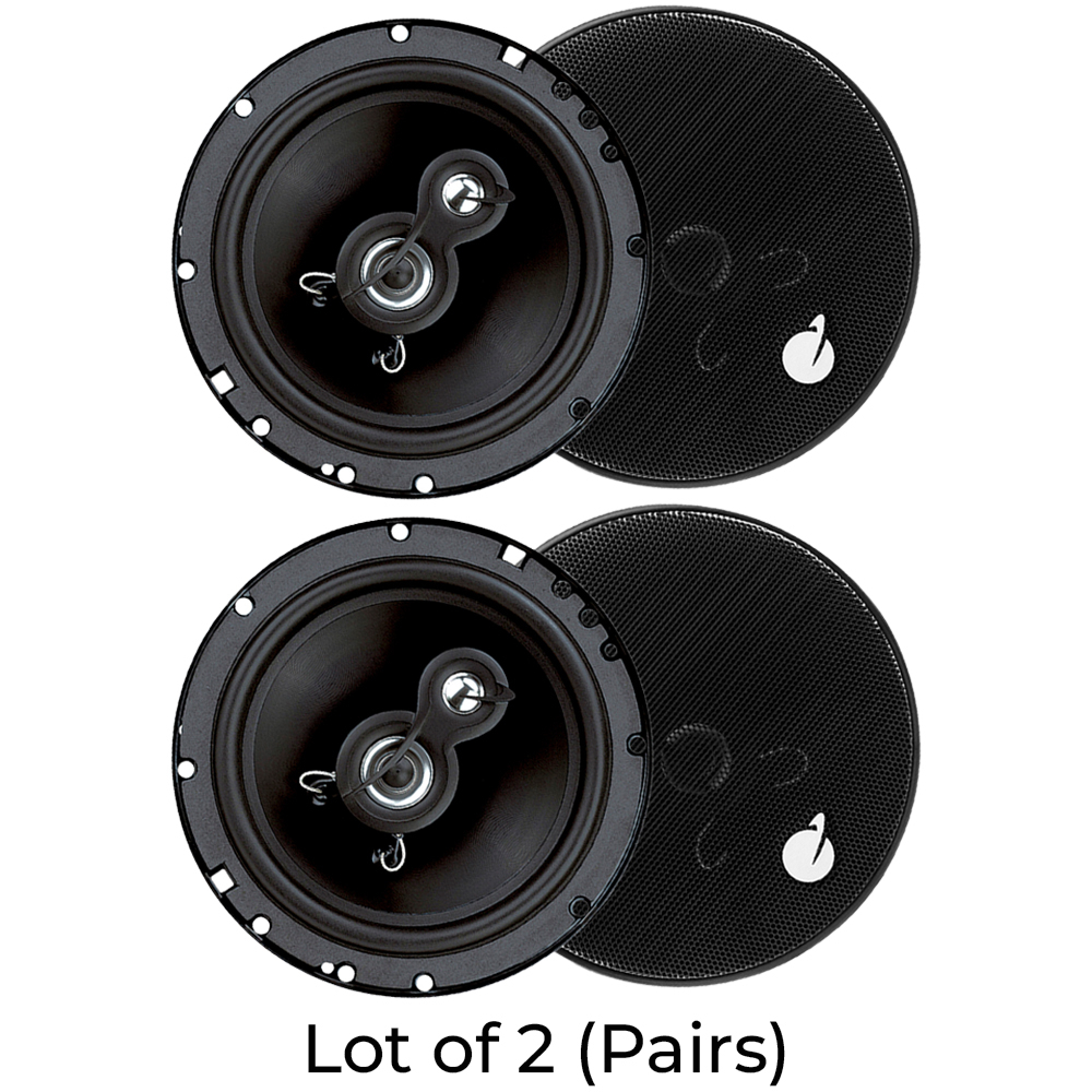 (Pack Of 2) Planet Audio TRQ623 Torque 6.5 3-Way 300 Watts Full Range Car Speaker (pair)