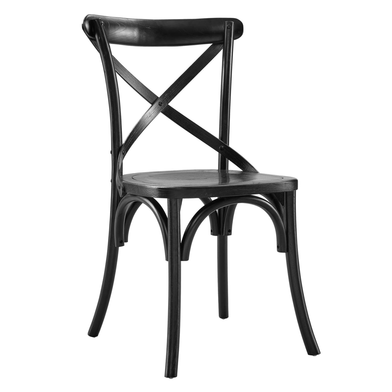 Gear Dining Side Chair, Black