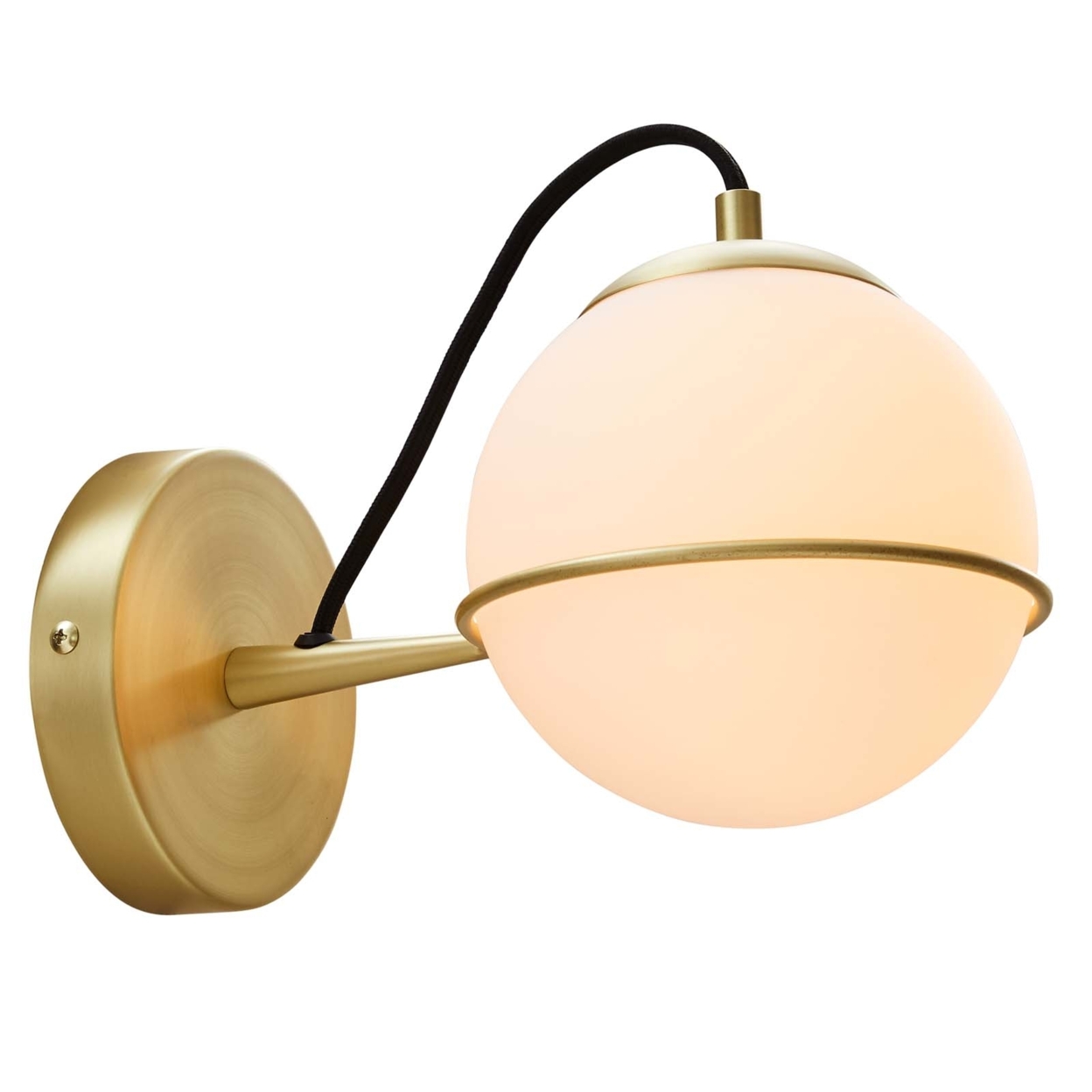Hanna Hardwire Wall Sconce, Opal Gold
