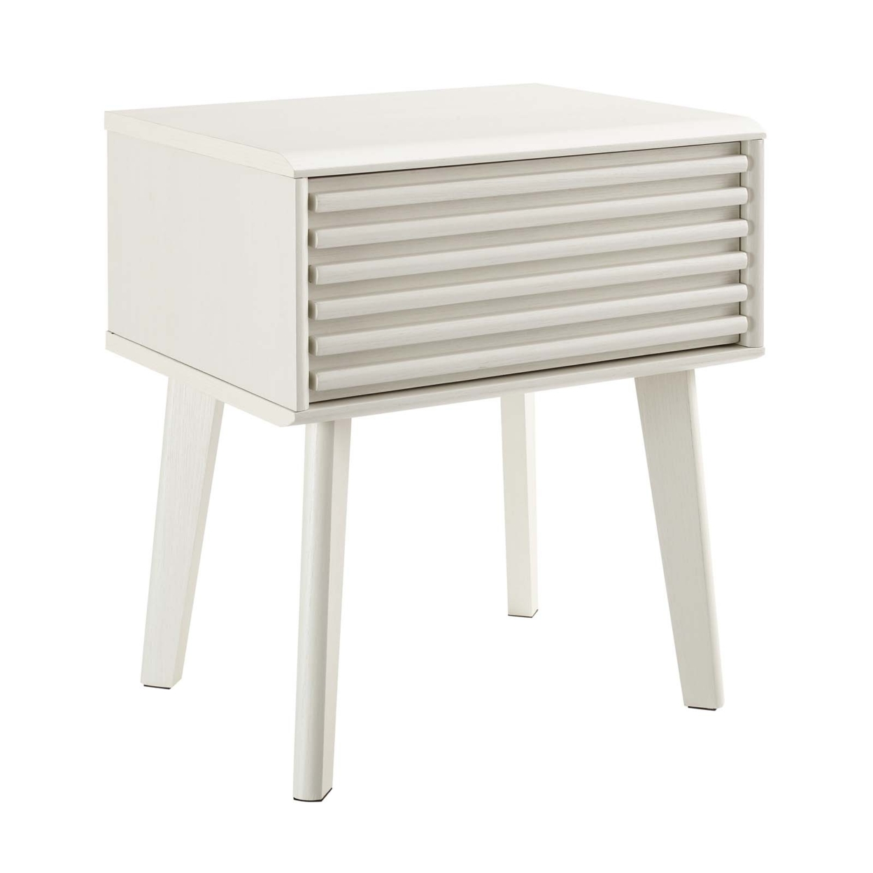 Render End Table, White