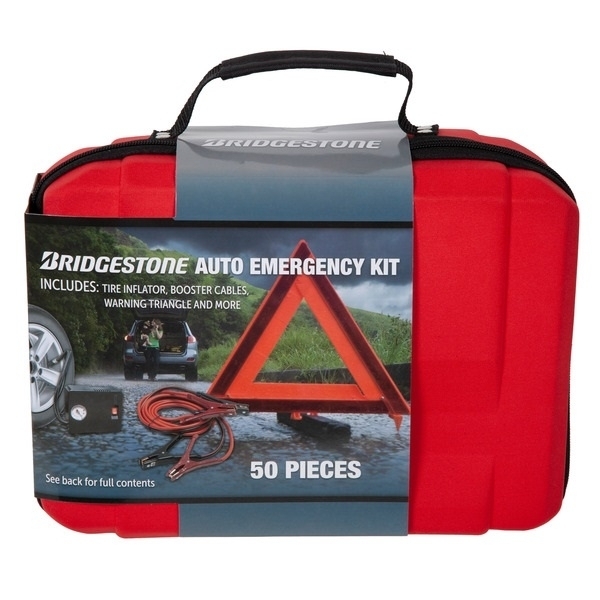 Bridgestone Auto Safety Emergency Kit, 50 Pieces