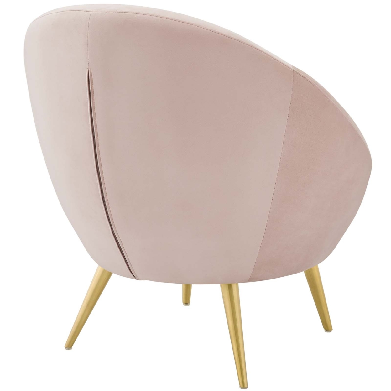 Circuit Performance Velvet Accent Chair, Pink