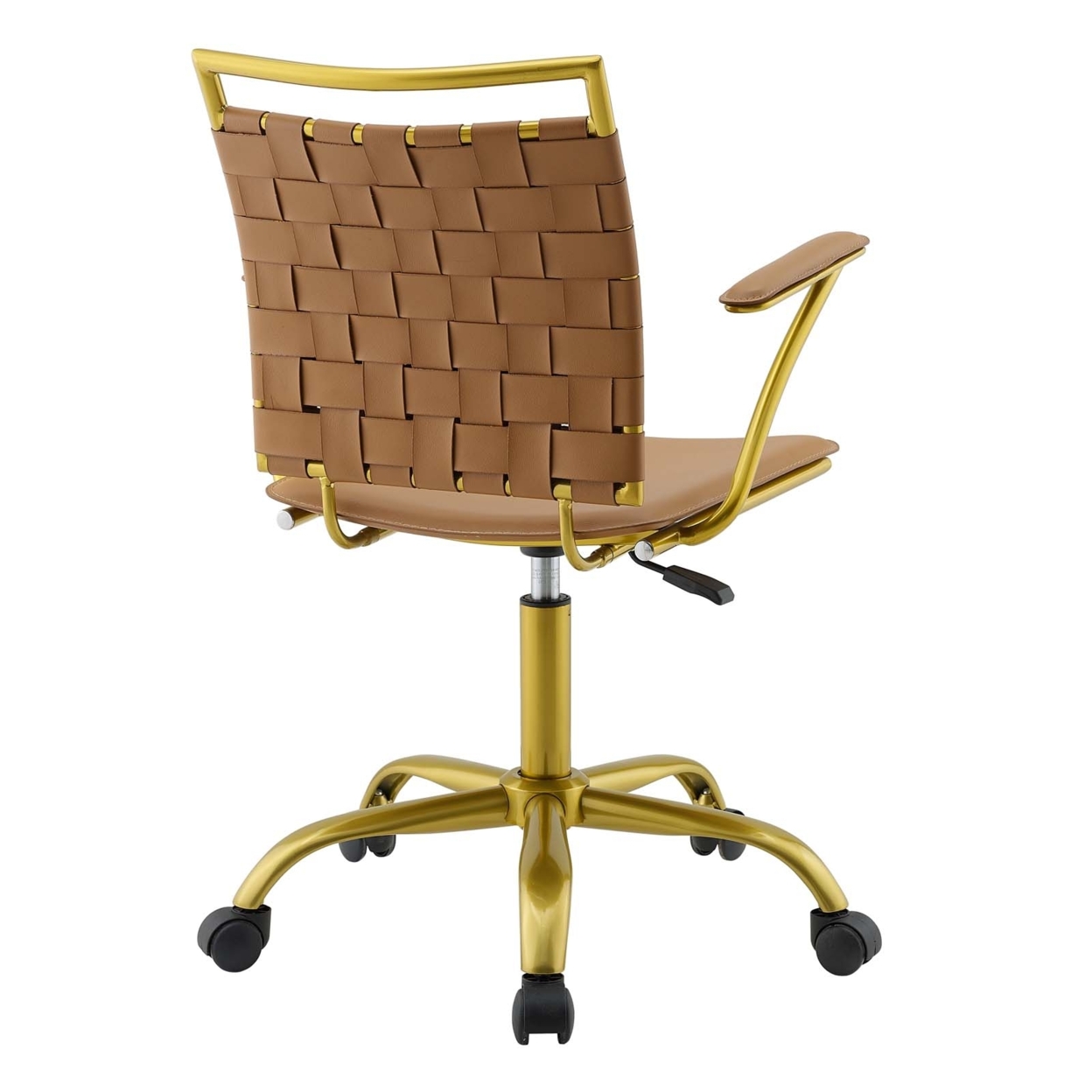 Fuse Faux Leather Office Chair, Tan