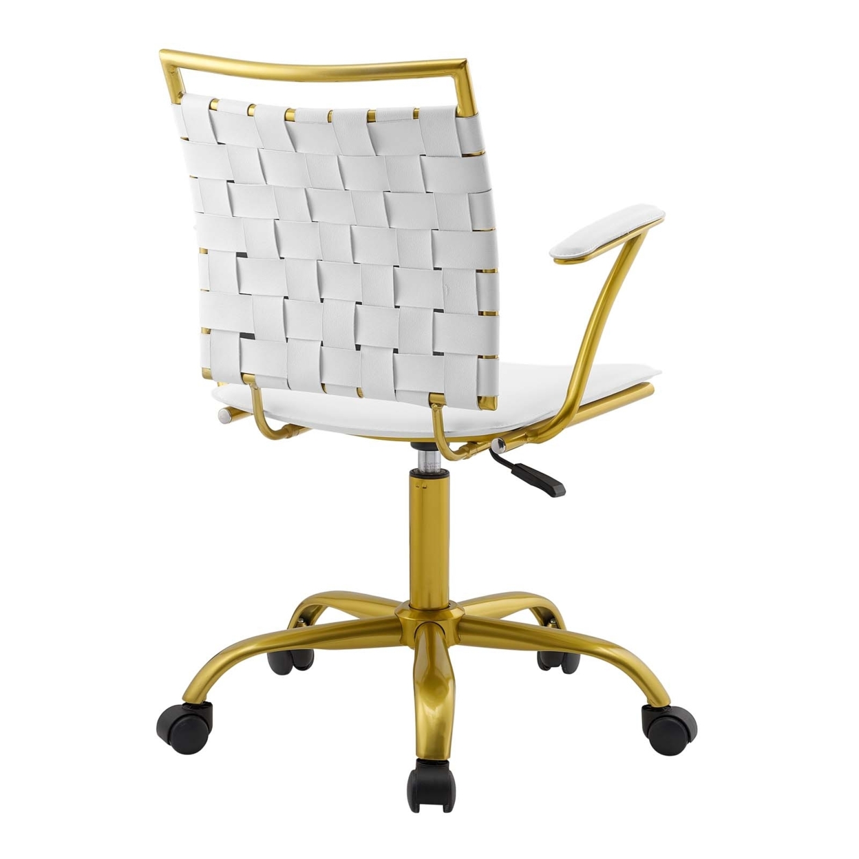 Fuse Faux Leather Office Chair, White