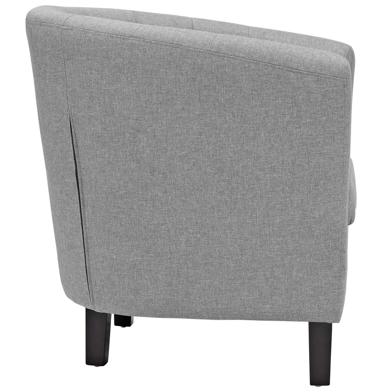 Prospect 2 Piece Upholstered Fabric Loveseat And Armchair Set, Light Gray