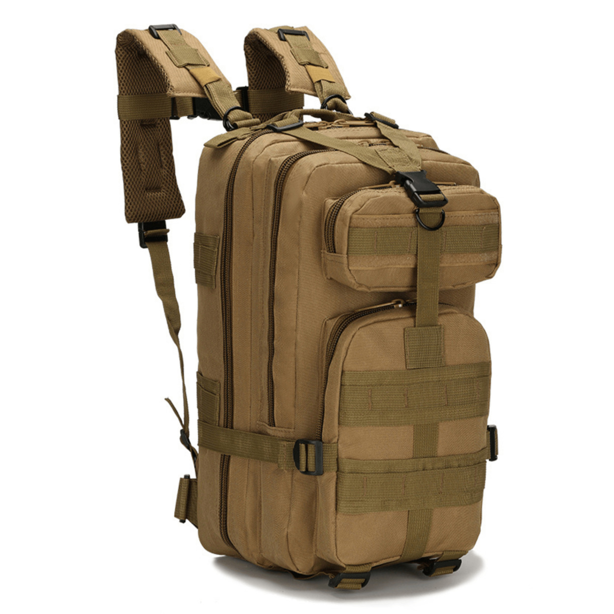 Tactical 25L Molle Backpack - Khaki