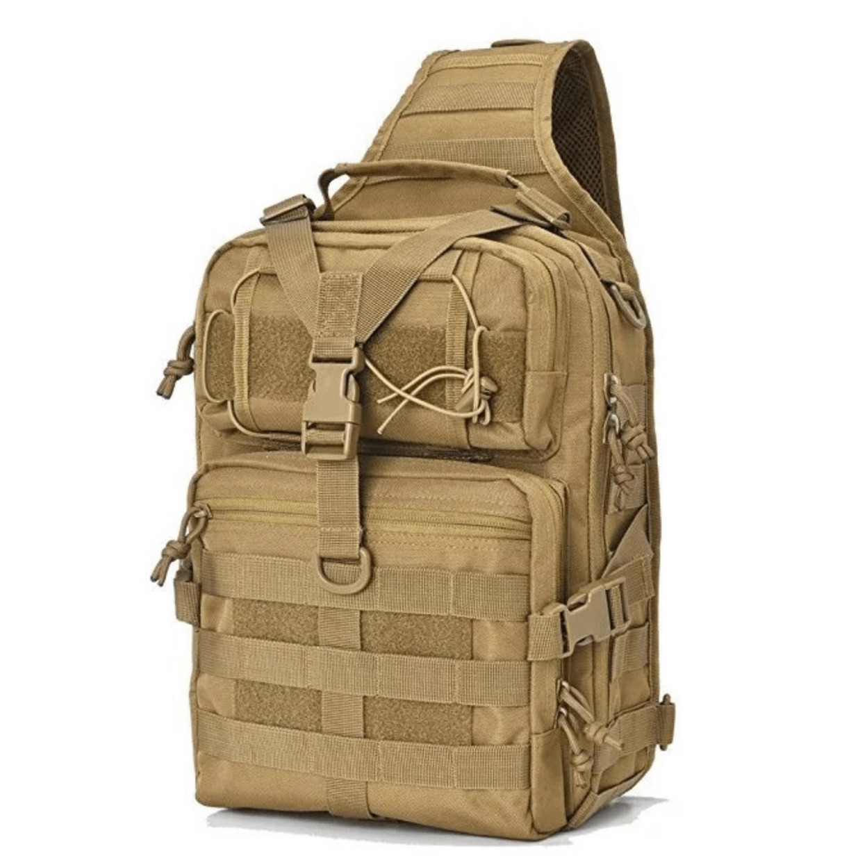 Tactical Medium Sling Range Bag - Khaki