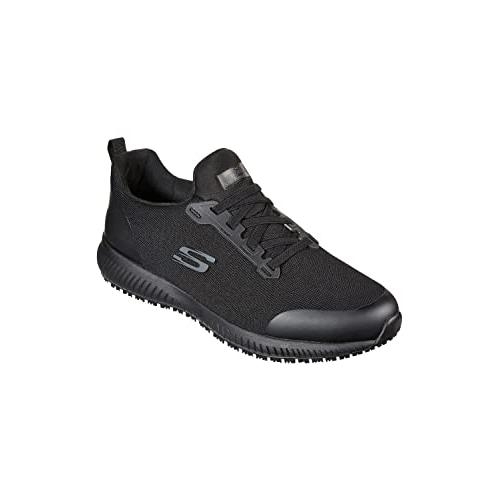 Skechers Men's Work: Cicades - Taolo ESD Alloy Toe Sneaker BLACK - BLACK, 7-M