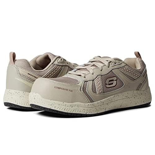 Skechers ELG-5 - Composite Toe TAUPE - TAUPE, 9.5