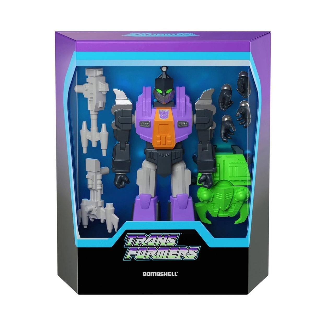 Transformers Ultimates Bombshell Afig Wave 1 90s Euro Master Figure Super7