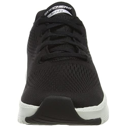 Skechers Women's Arch Fit-Sunny Outlook Sneaker 8-11 BLACK/WHITE - BLACK/WHITE, 6