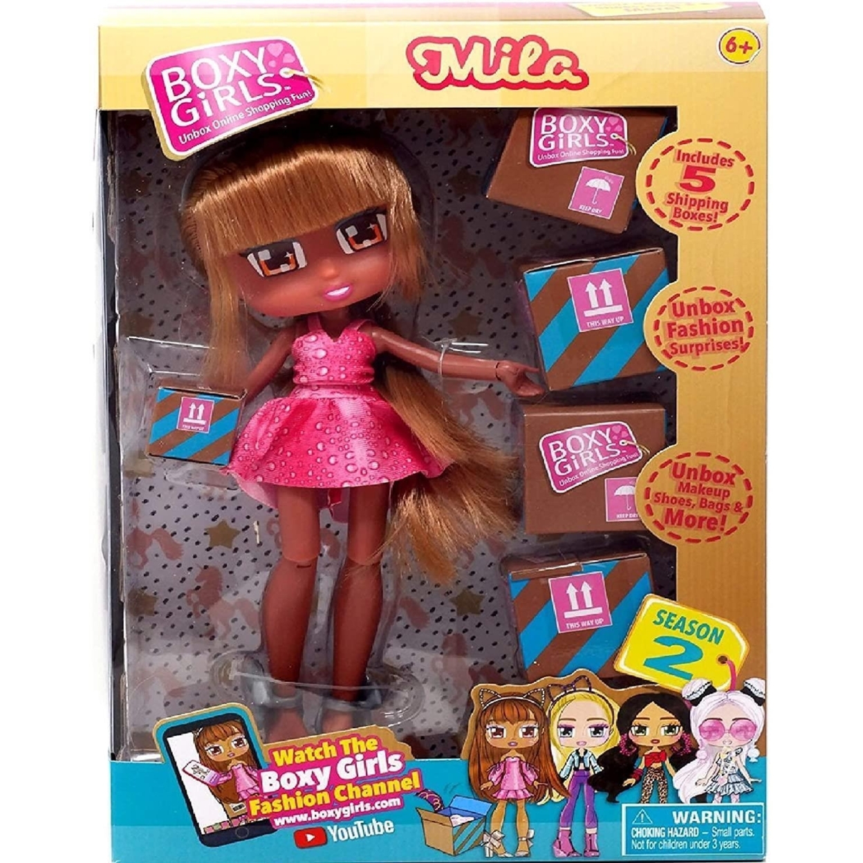 Boxy Girls Mila Hannah Brooklyn Fashion Doll 3 Piece Season 2 Bundle Set Jay At Play