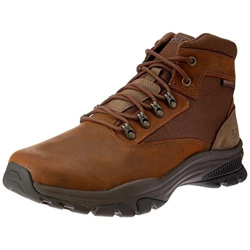 Skechers USA Men's 204218 Ankle Boot BROWN - BROWN, 13