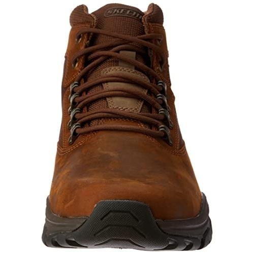Skechers USA Men's 204218 Ankle Boot BROWN - BROWN, 13