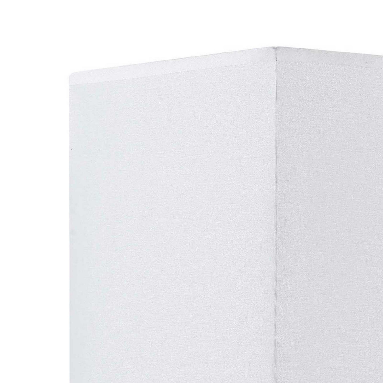 12 Inch Modern Wall Lamp With Fabric Shade, On Off Rocker Switch, White- Saltoro Sherpi