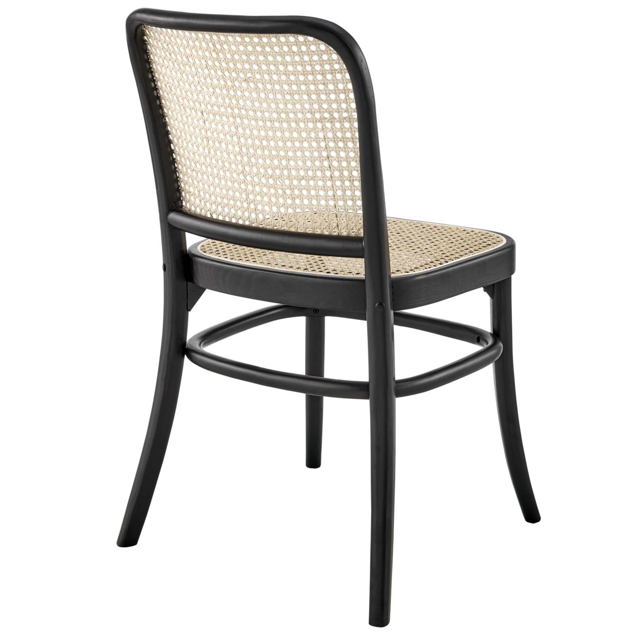 Winona Wood Dining Side Chair, Black