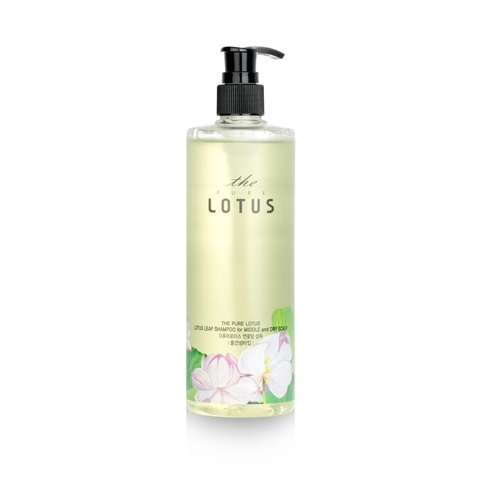 THE PURE LOTUS - Lotus Leaf Shampoo - For Middle & Dry Scalp(420ml)