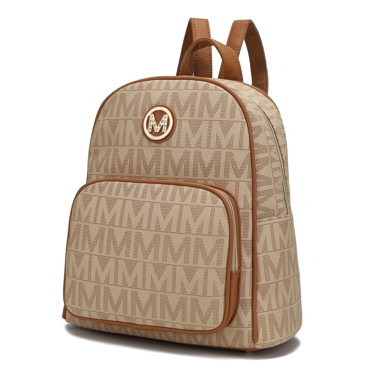 MKF Collection Fanny Signature Backpack By Mia K - Tan
