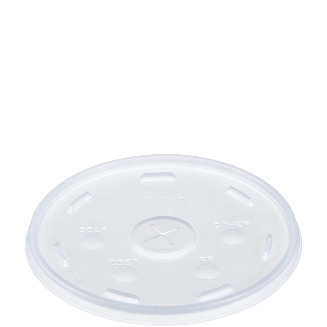 Dart Cold Cup Translucent Plastic Lids, Fits 32 Ounce Foam Cups (1000 Count)