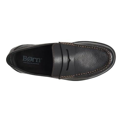 Born Men's Simon III Loafer Black Full Grain Leather - BM0010903 BLACK F/G - BLACK F/G, 10.5