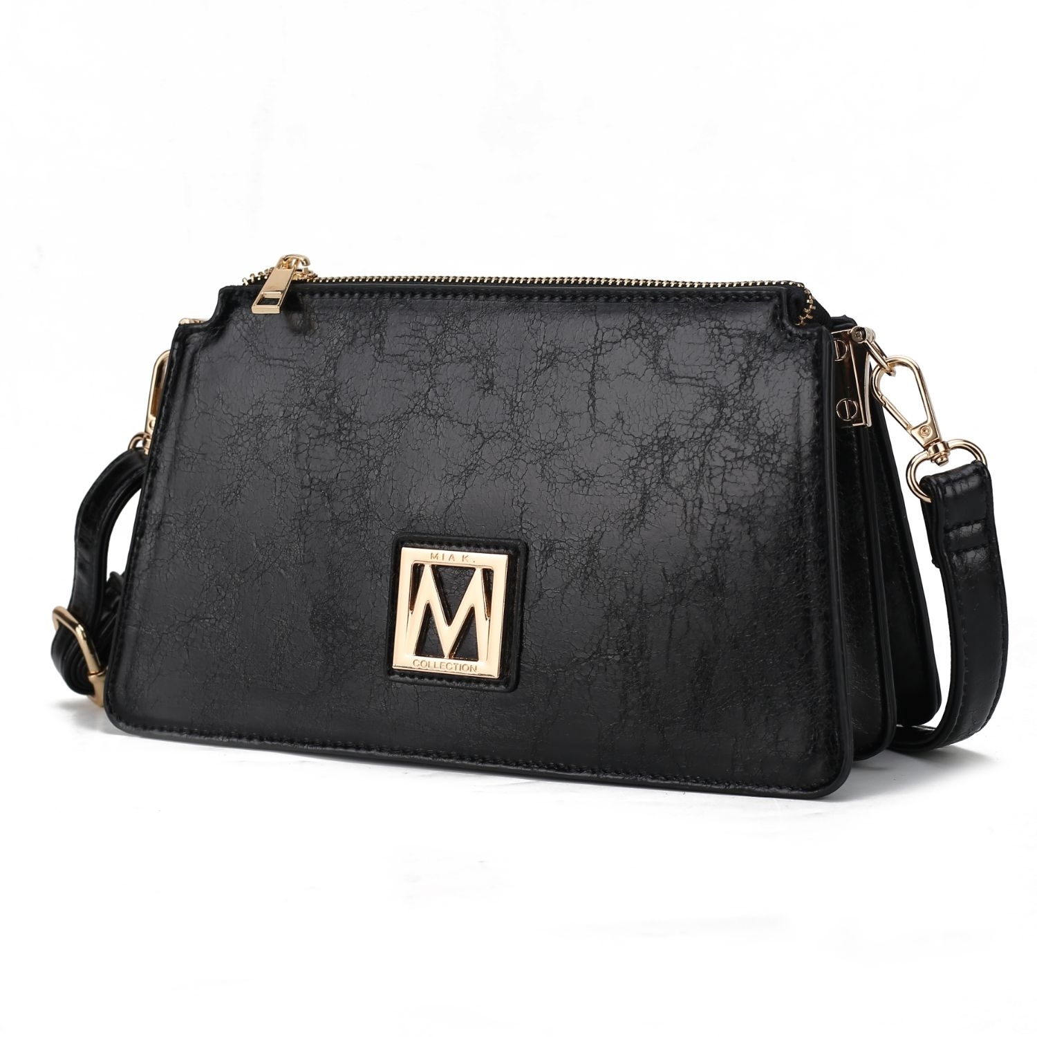 MKF Collection Domitila Vegan Leather Women's Shoulder Handbag By Mia K - Charcoal